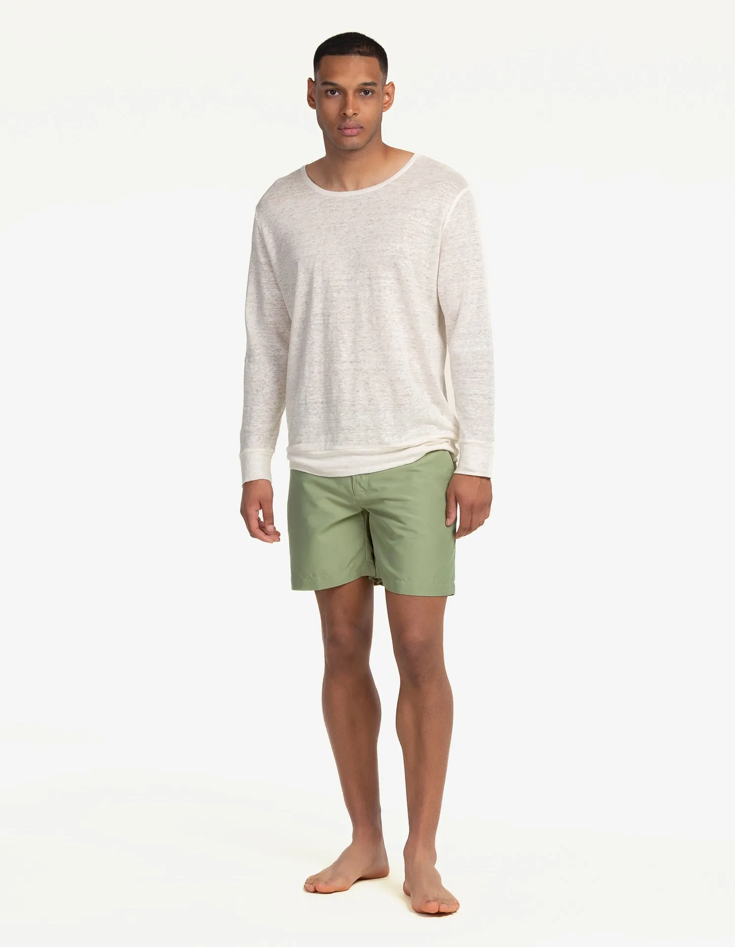 SWEATSHIRT LINEN BLANC
