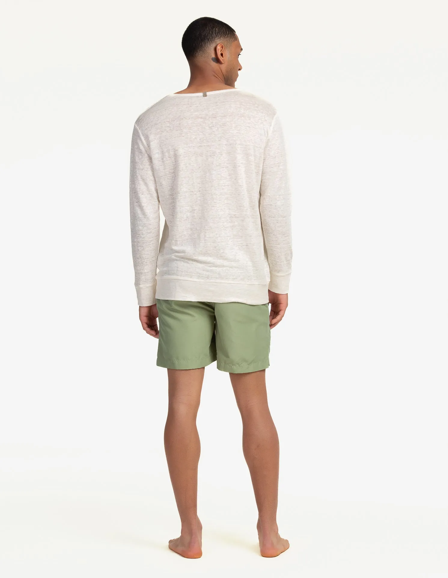 SWEATSHIRT LINEN BLANC