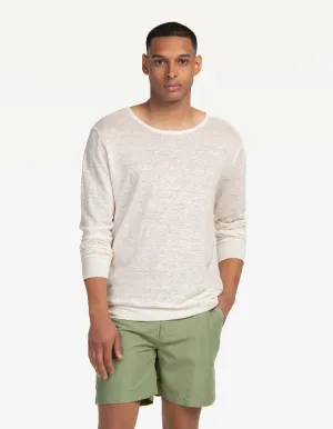 SWEATSHIRT LINEN BLANC