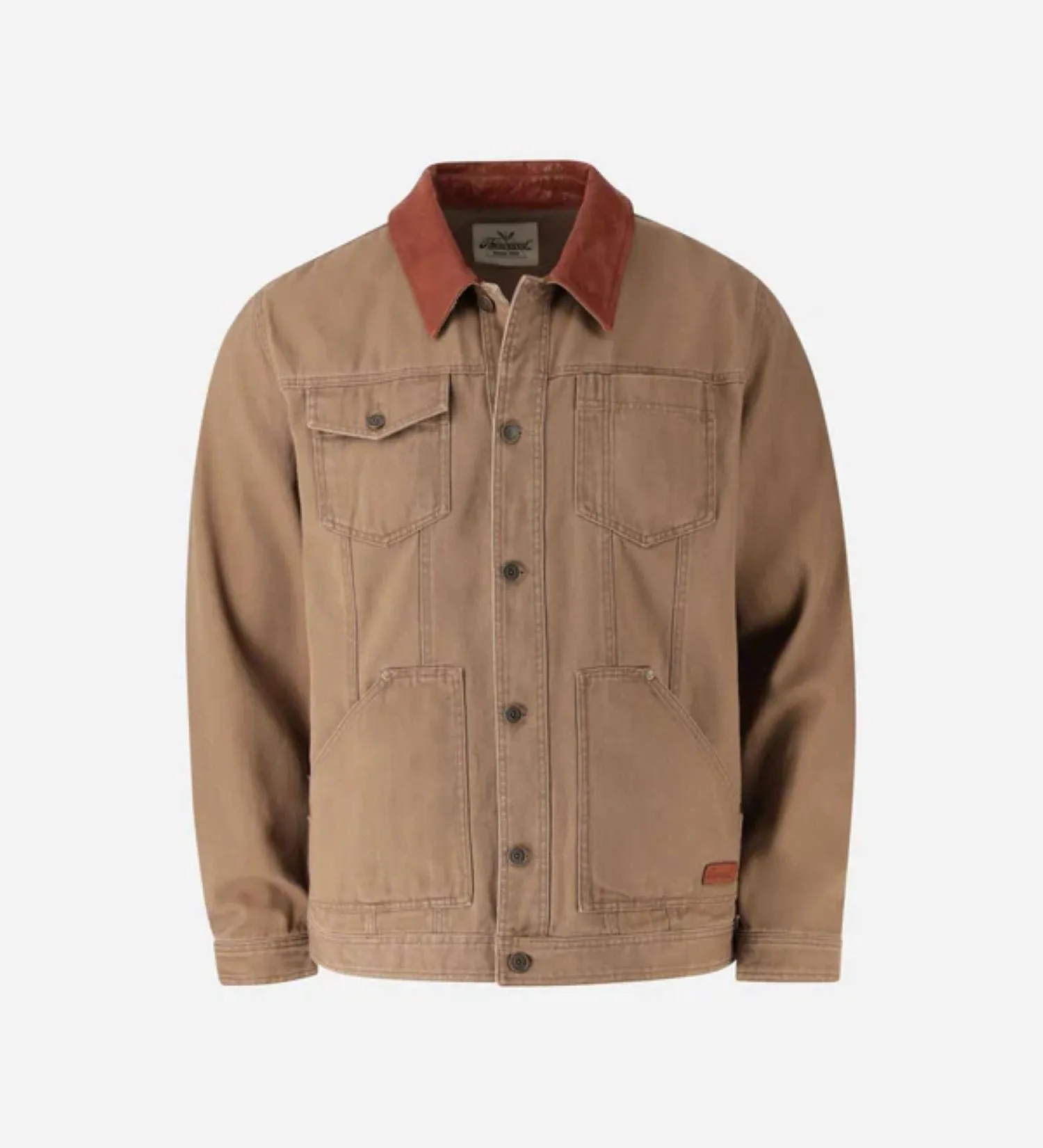 Thorogood Men's Stone Wash Canvas Button-Down Trucker Jacket