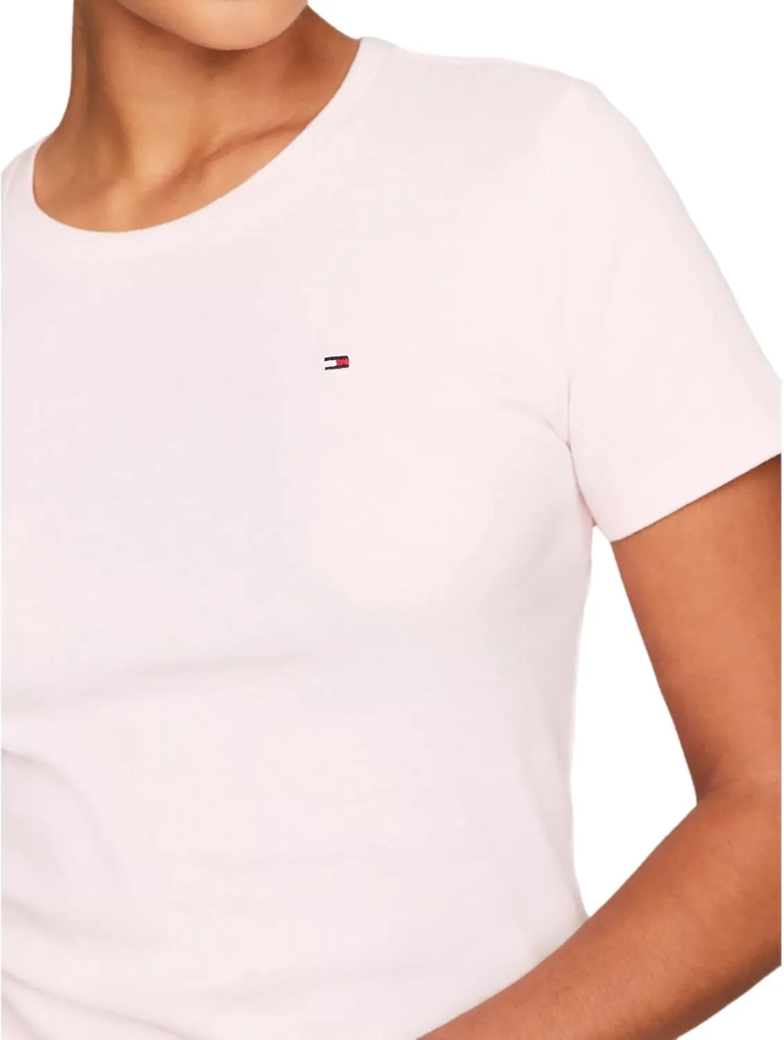 Tommy Hilfiger Women's Performance Cotton T-Shirt  Lightweight Graphic Tees