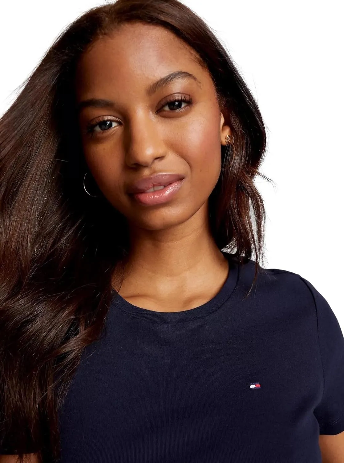 Tommy Hilfiger Women's Performance Cotton T-Shirt  Lightweight Graphic Tees