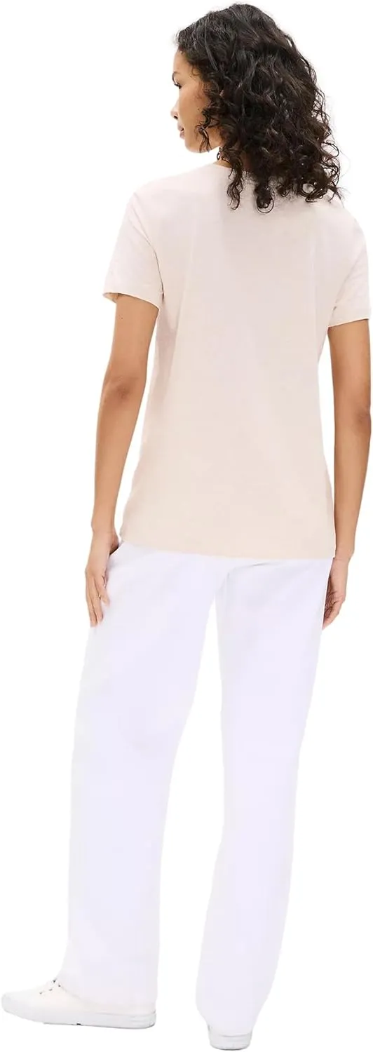 Tommy Hilfiger Women's Performance Cotton T-Shirt  Lightweight Graphic Tees