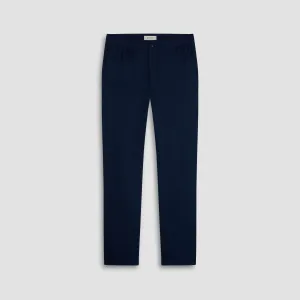 Tristan Linen-Cotton Drawstring Pants