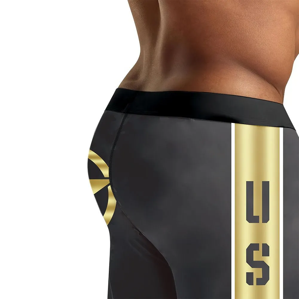 USA Army Veteran Men's Compression Leggings
