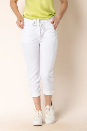 White Miranda Pants By Imagine Fashion