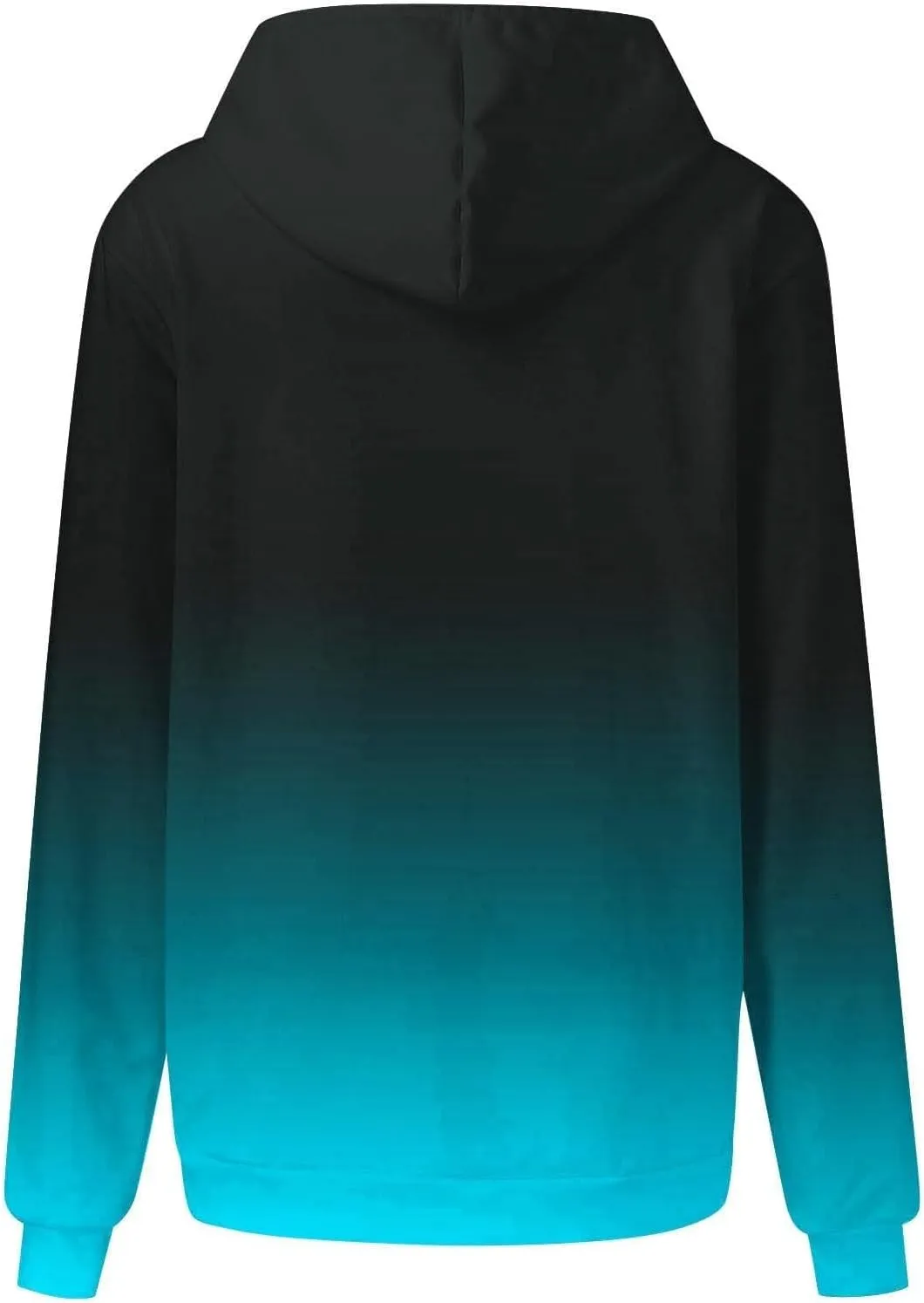 Women Gradient Color Oversized Hoodies Trendy 2024 Pullover Sweatshirts Comfort Sweatshirt Tops Fall Fashion Clothes