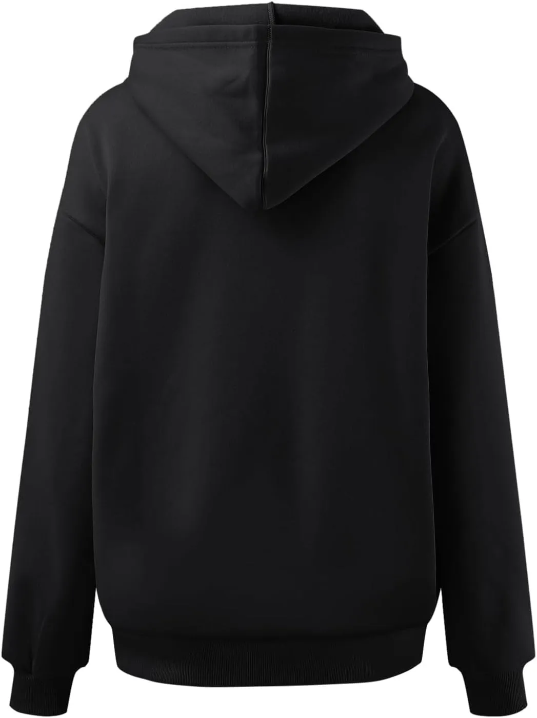 Women Hoodies Sweatshirts Trendy Oversized Hooded Sweater Solid Raglan Sleeve Pockets Pullover Loose Y2K Workout Tops