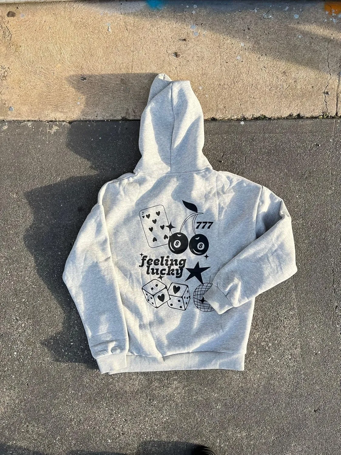 Women Y2k Star Graphic Print Hoodies Vintage Oversized Crew Neck Sweatshirt Teen Girls Pullover Top Preppy Clothes