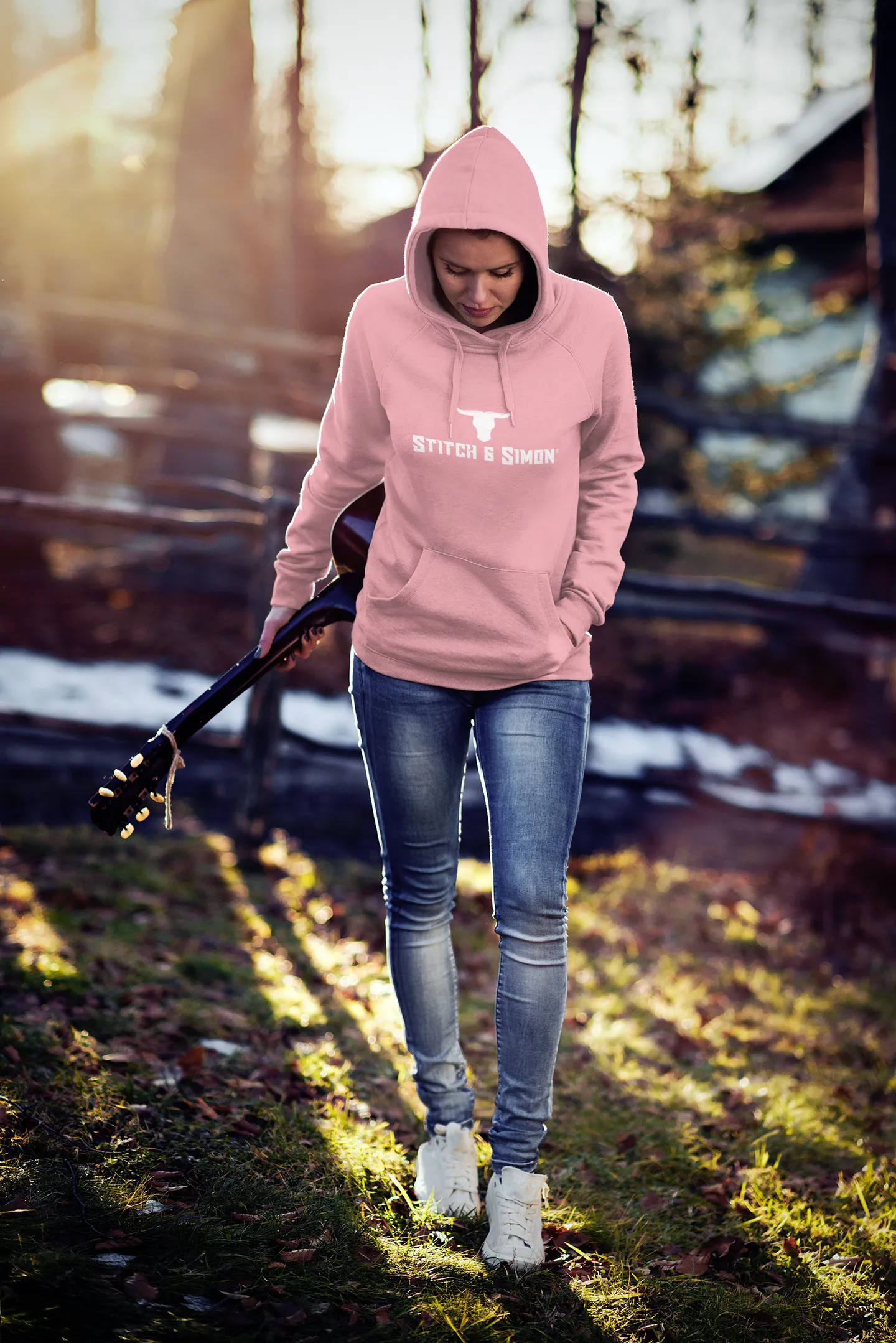 Womens Pink hoodie