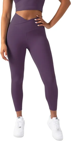 YITTY Active Women's Ultraluxe Crossover High-Waist Legging, Athleisure, 4-Way-Stretch