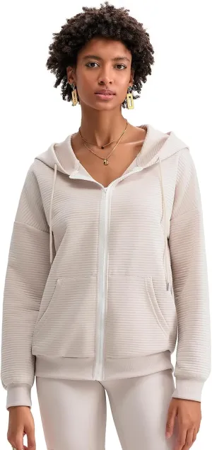 Yuemengxuan Womens Zip Up Hoodies Long Sleeve Oversized Sweatshirts Casual Jackets Sweater Spring Outfits 2025 Fashion